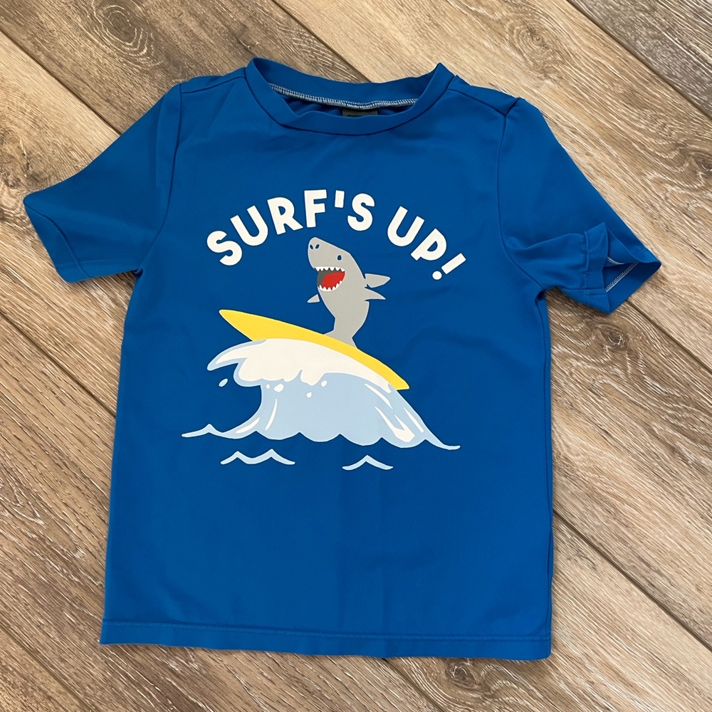 Old Navy Blue Rashguard Swim Shirt Size 4T
